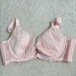 Mode Marie C85 Elegant Pink Lace Bra